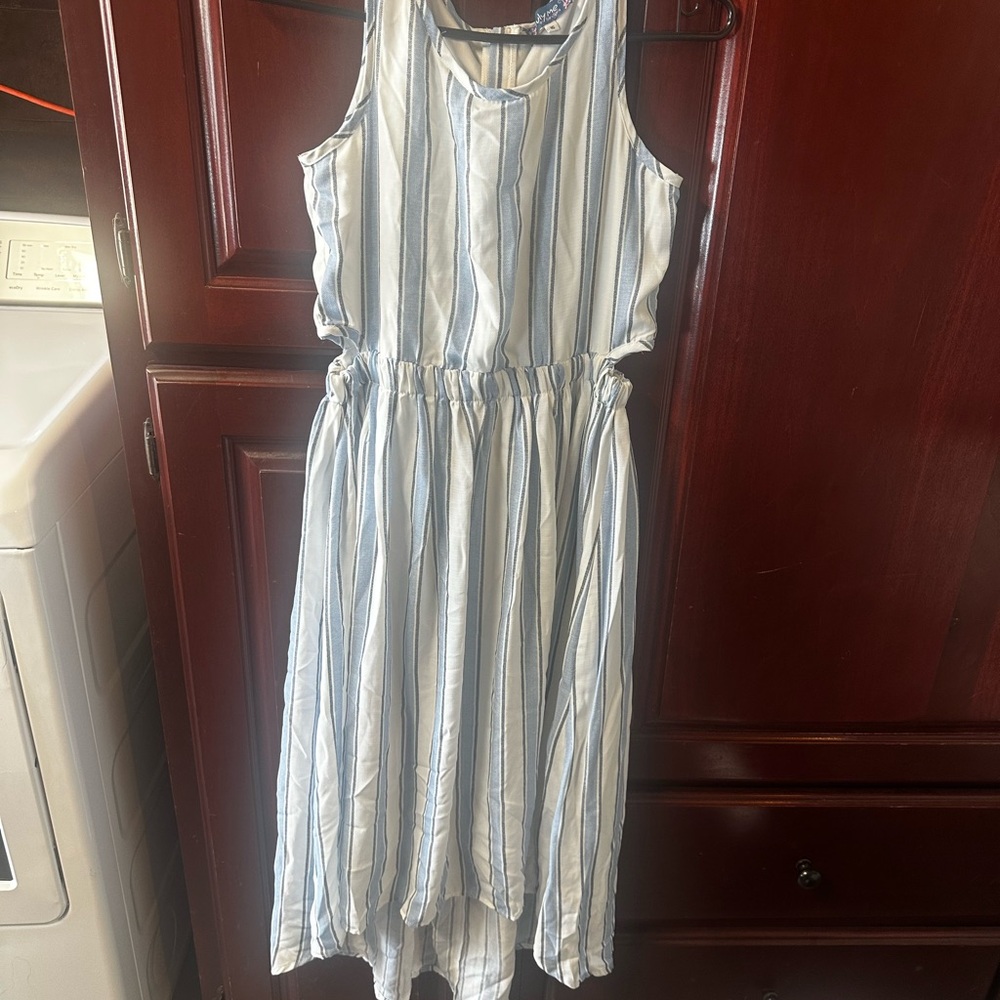 Striped Sleeveless Dress